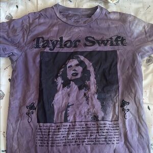 Purple Taylor Swift Speak Now Graphic Tee